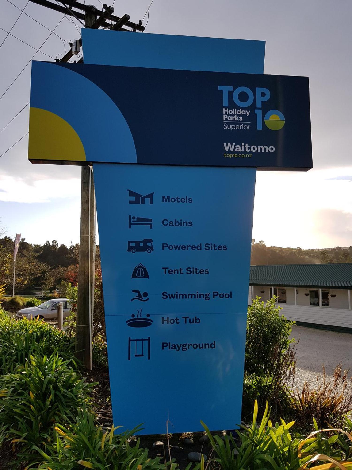 Waitomo Top 10 Holiday Park Waitomo Caves Exterior foto